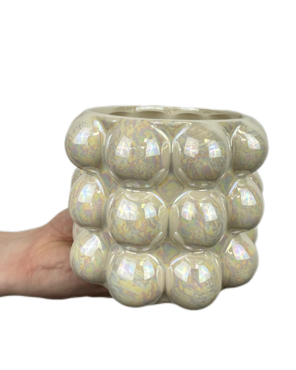 Perlast Bubble okrasni lonec (12 cm)