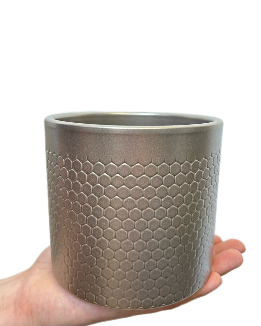 Metalik okrasni lonec Capri (12 cm)