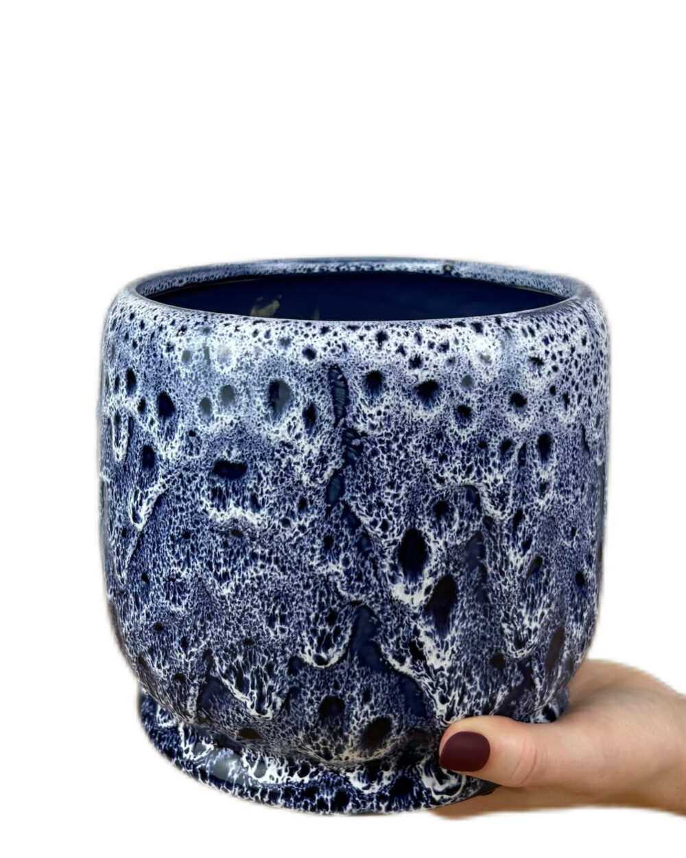 Moder okrasni lonec Galaksija (14.5 cm)