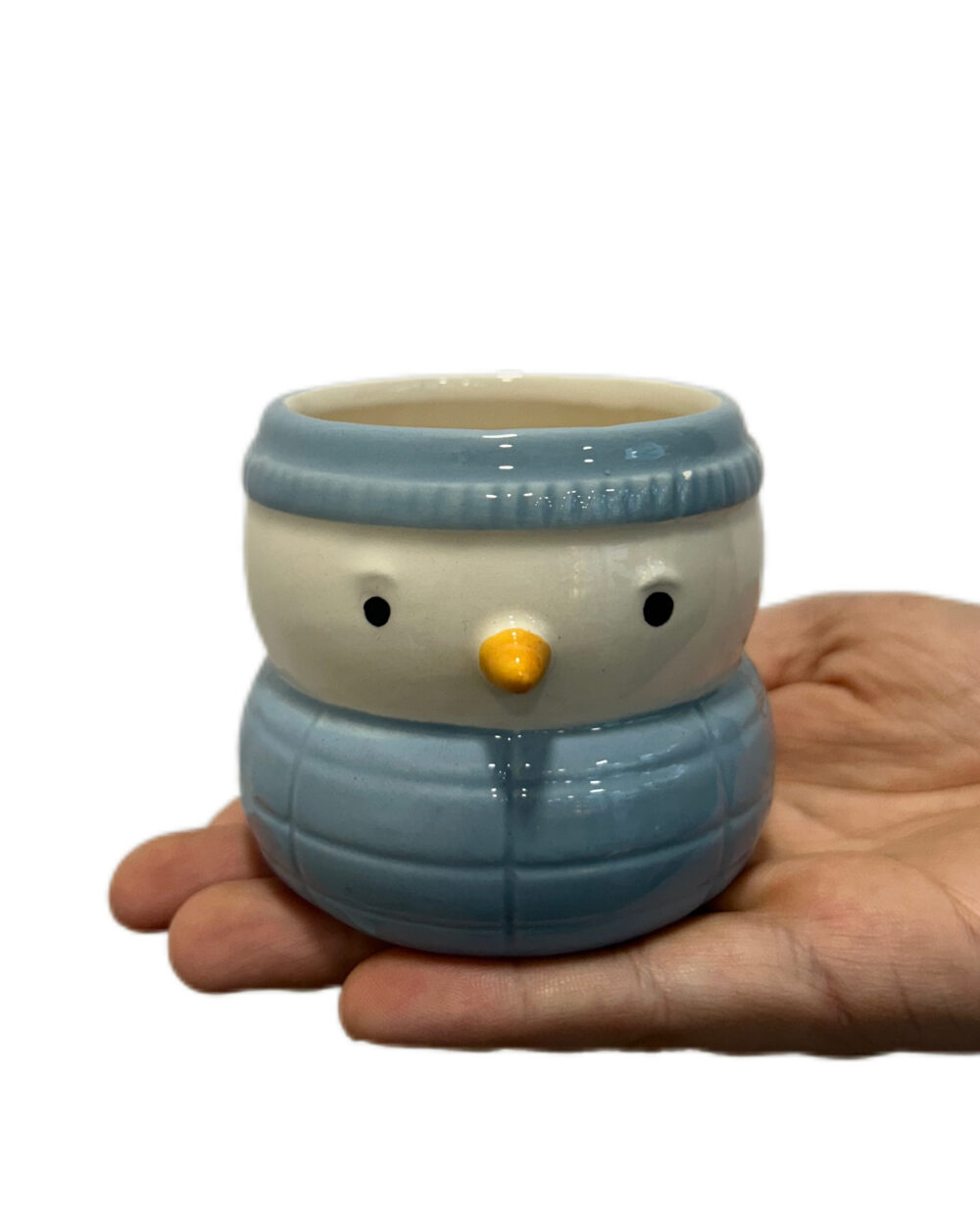 Moder okrasni lonec Snežak (6 cm)