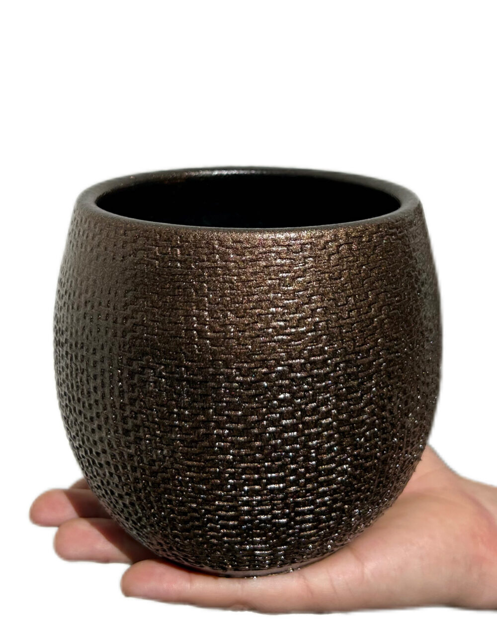 Bronast okrasni lonec Porto (12.5 cm)